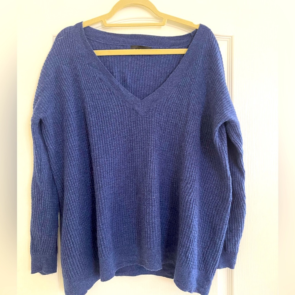 Hatch Maternity Indigo Sweater